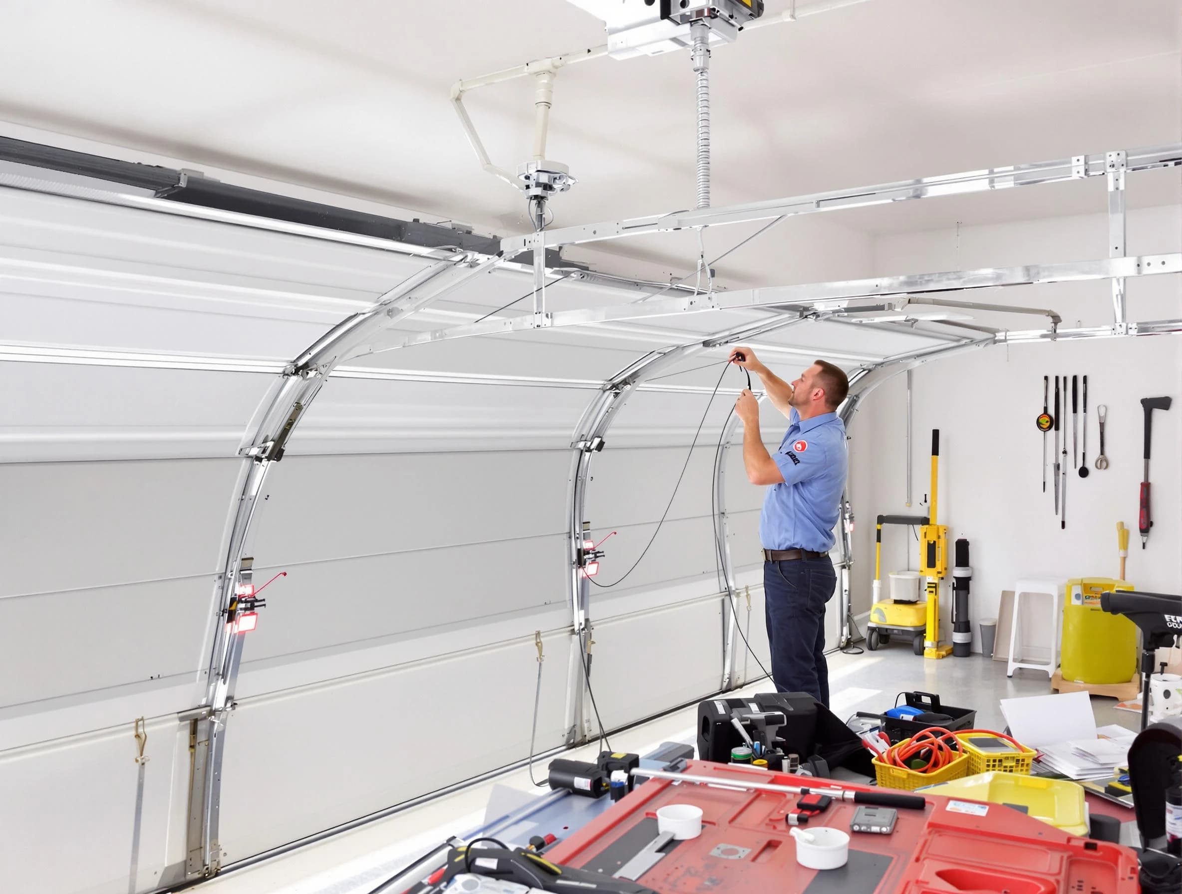 Garage door cable repair service by Berthoud Garage Door Repair in Berthoud
