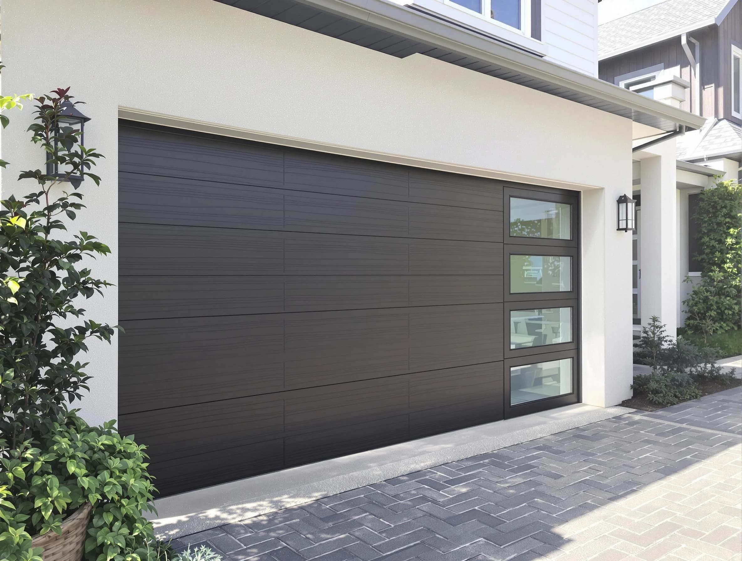 Custom garage door installation by Berthoud Garage Door Repair in Berthoud