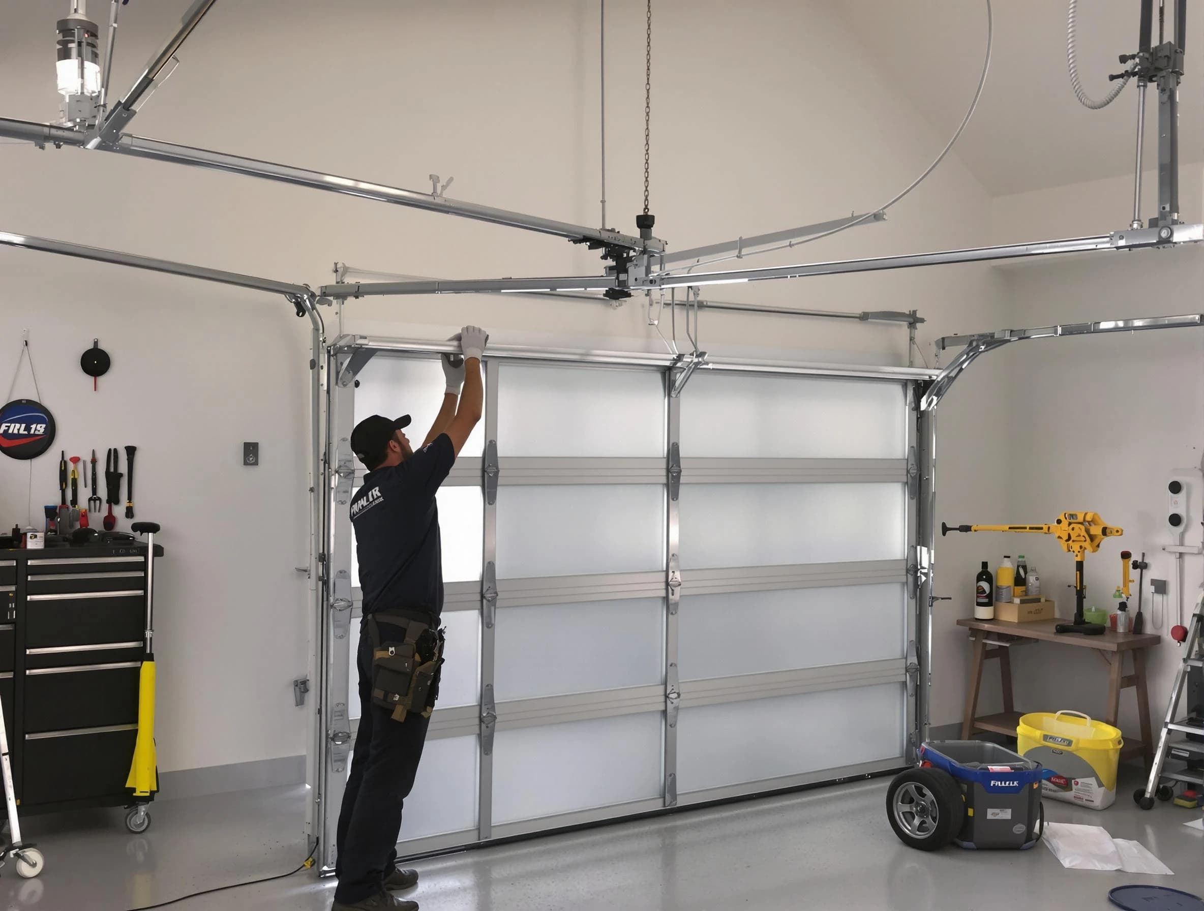Berthoud Garage Door Repair certified team performing precision garage door installation in Berthoud