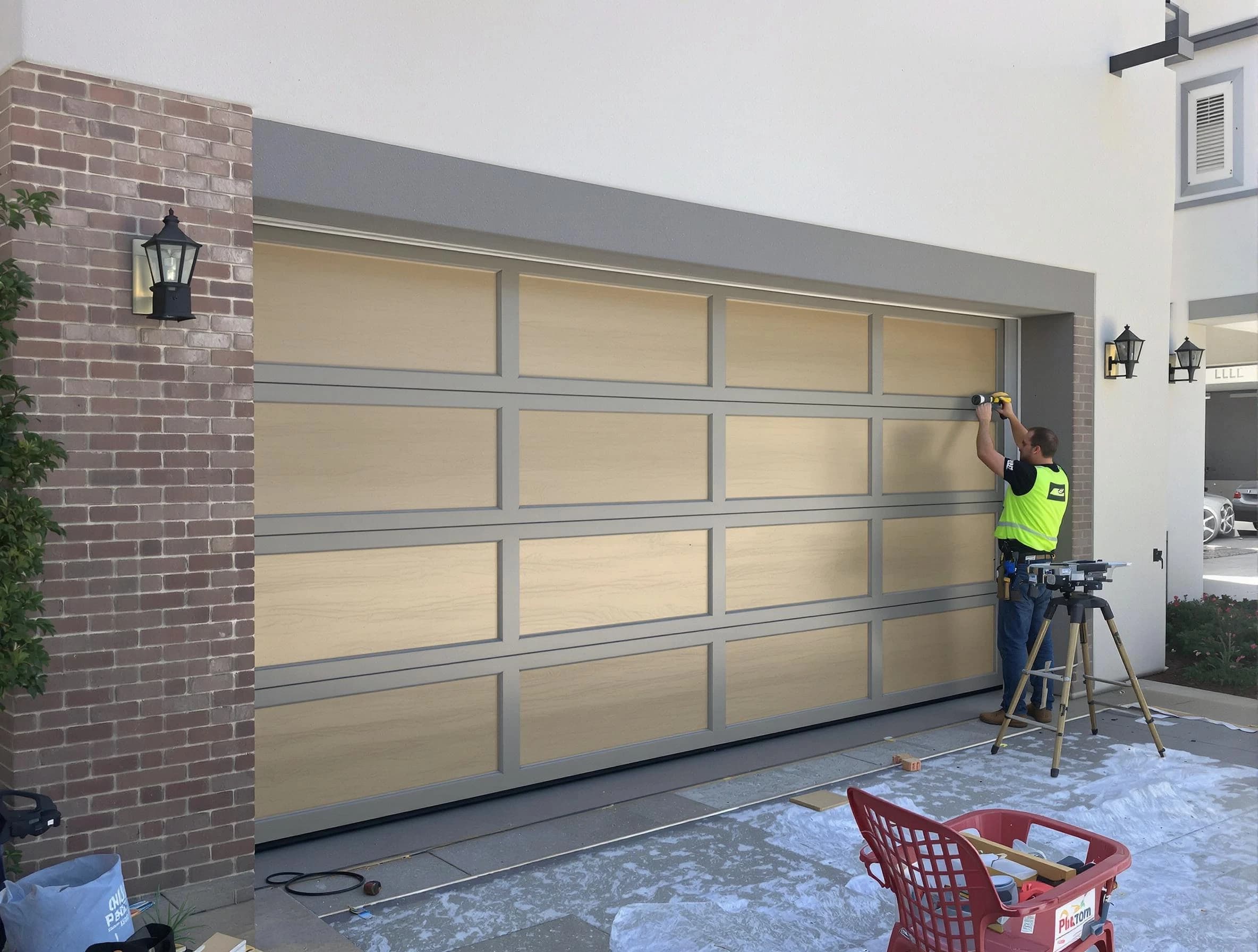 Garage door replacement service by Berthoud Garage Door Repair in Berthoud