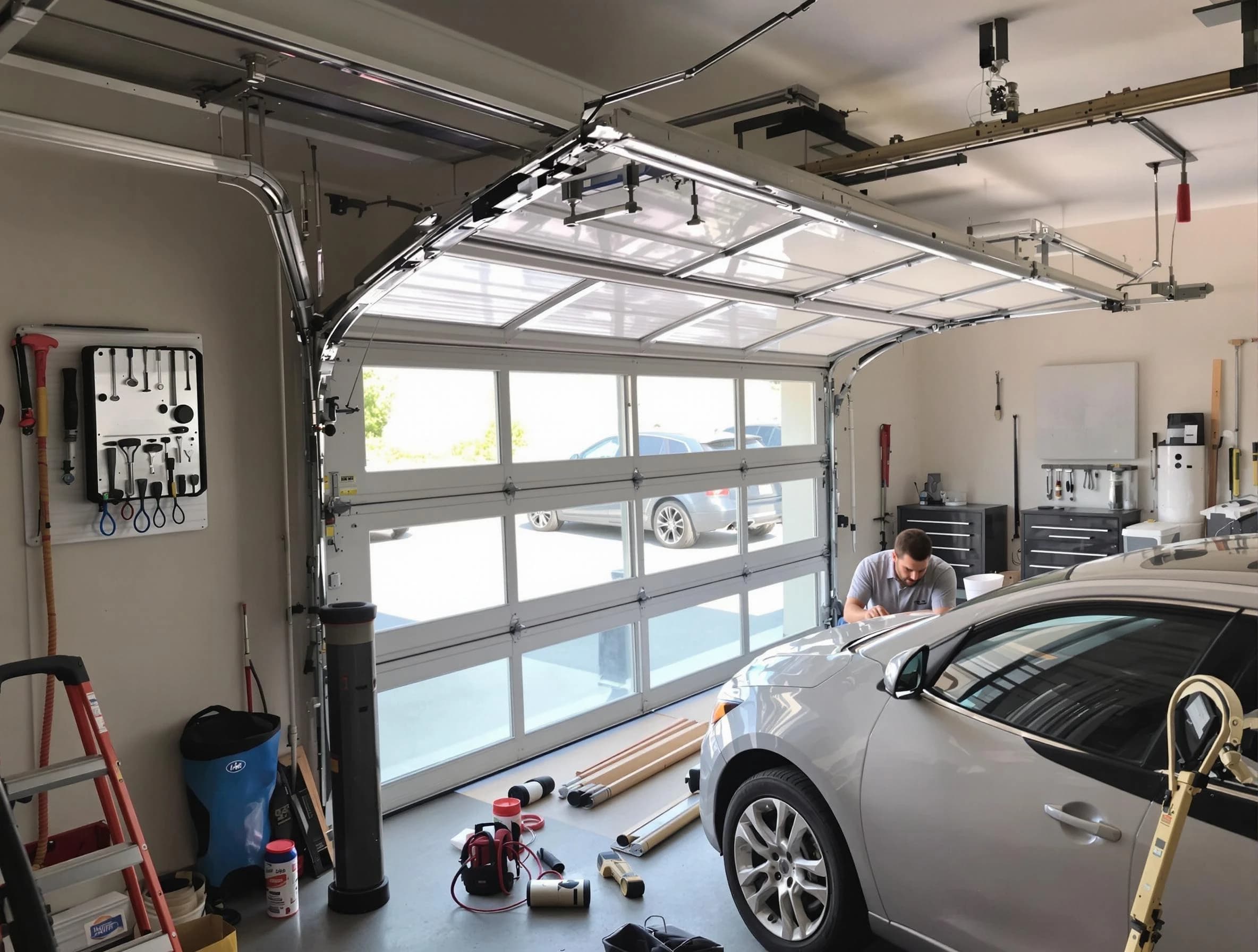 Garage door noise reduction service by Berthoud Garage Door Repair in Berthoud