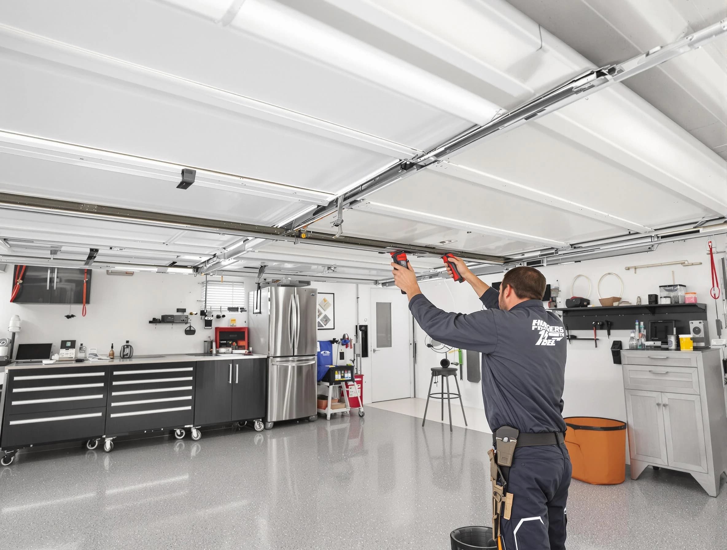 Overhead garage door repair service by Berthoud Garage Door Repair in Berthoud