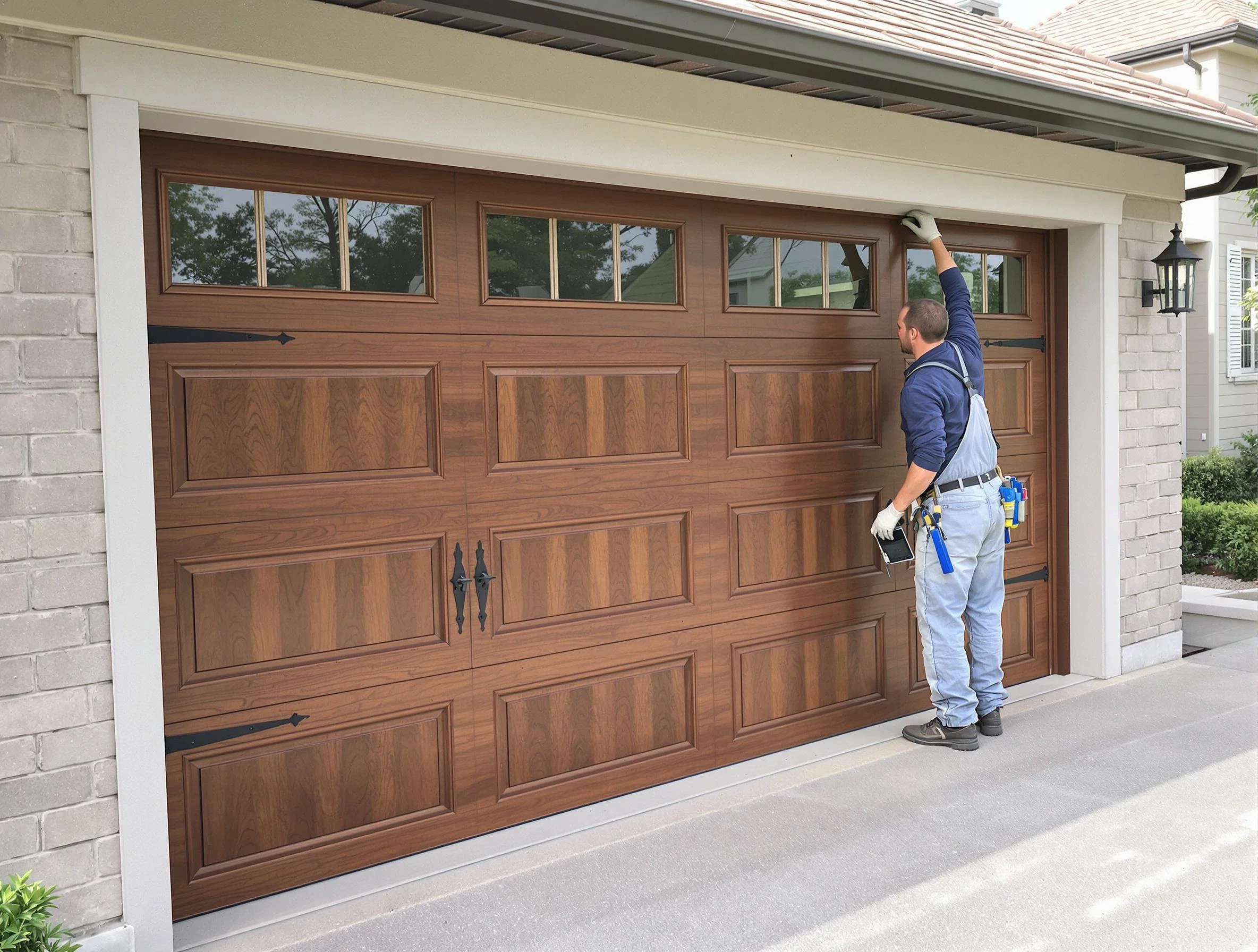 Custom garage door showcase by Berthoud Garage Door Repair in Berthoud
