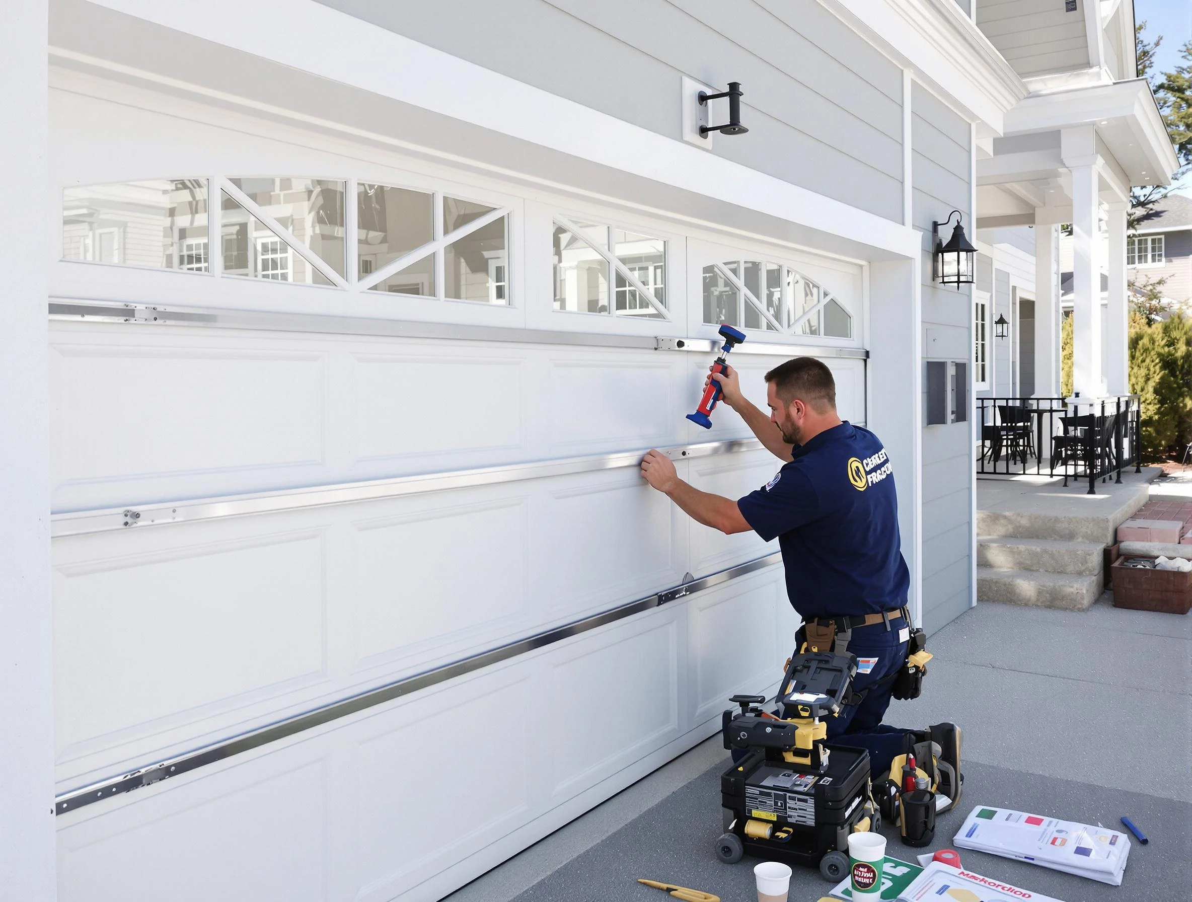 Professional garage door installation by Berthoud Garage Door Repair in Berthoud