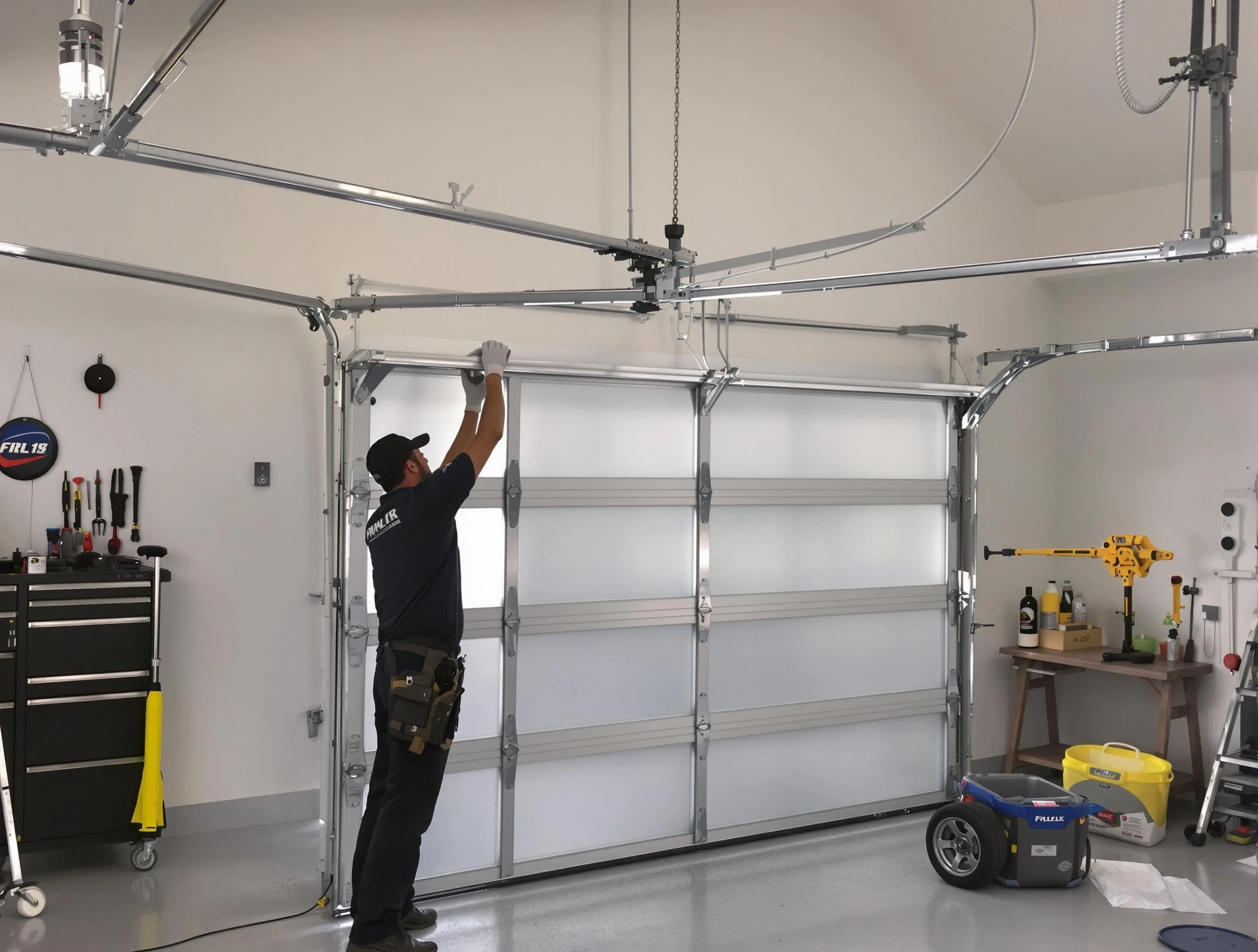 Berthoud Garage Door Repair certified team performing precision garage door installation in Berthoud