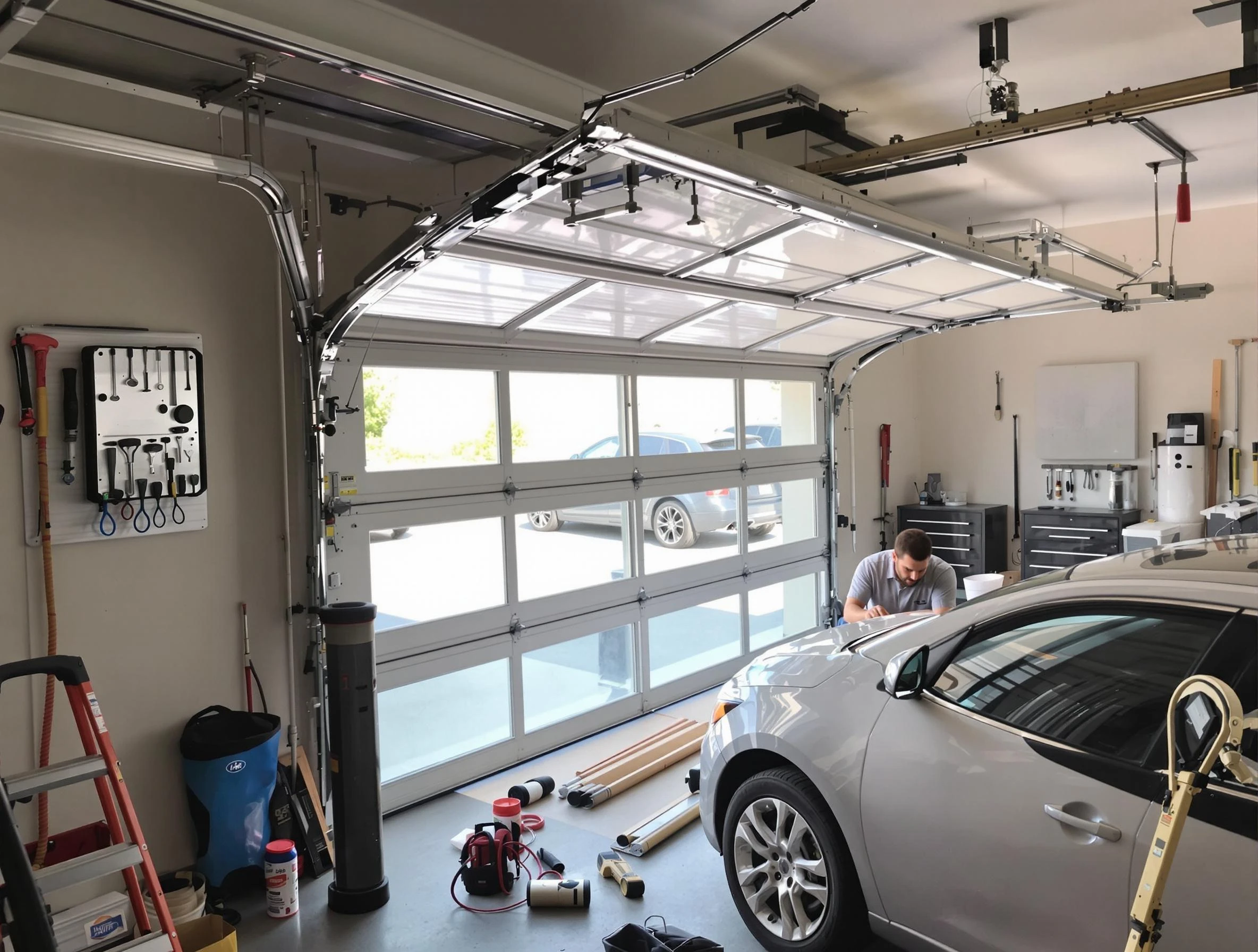 Garage door noise reduction service by Berthoud Garage Door Repair in Berthoud