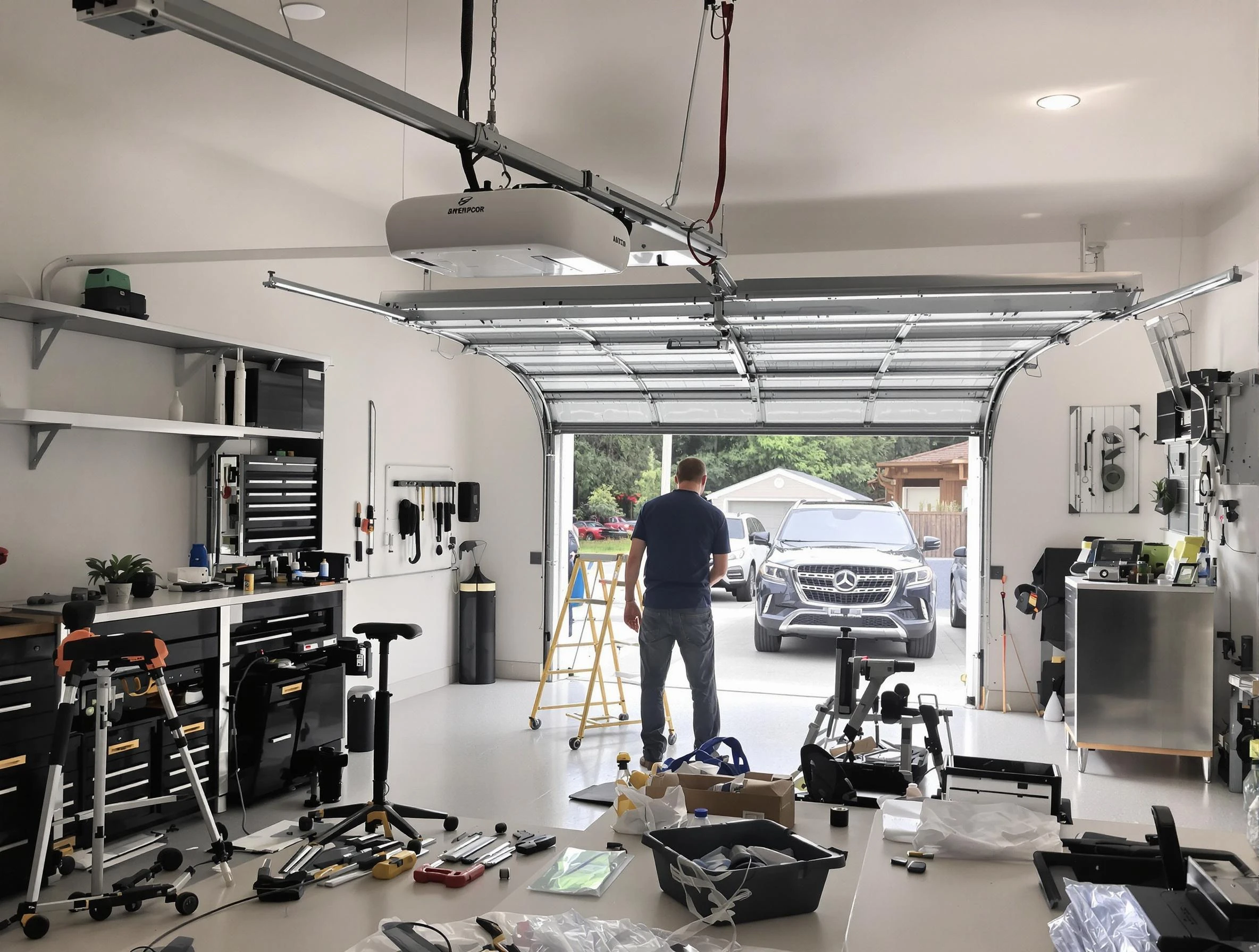 Garage door opener installation by Berthoud Garage Door Repair in Berthoud
